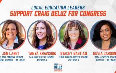 Local Education Leaders Endorse Craig Deluz for Congress